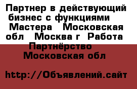 Партнер в действующий бизнес с функциями Web-Мастера - Московская обл., Москва г. Работа » Партнёрство   . Московская обл.